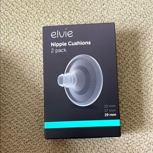 Elvie Nipple Shields Cushions 2 Pack - Black